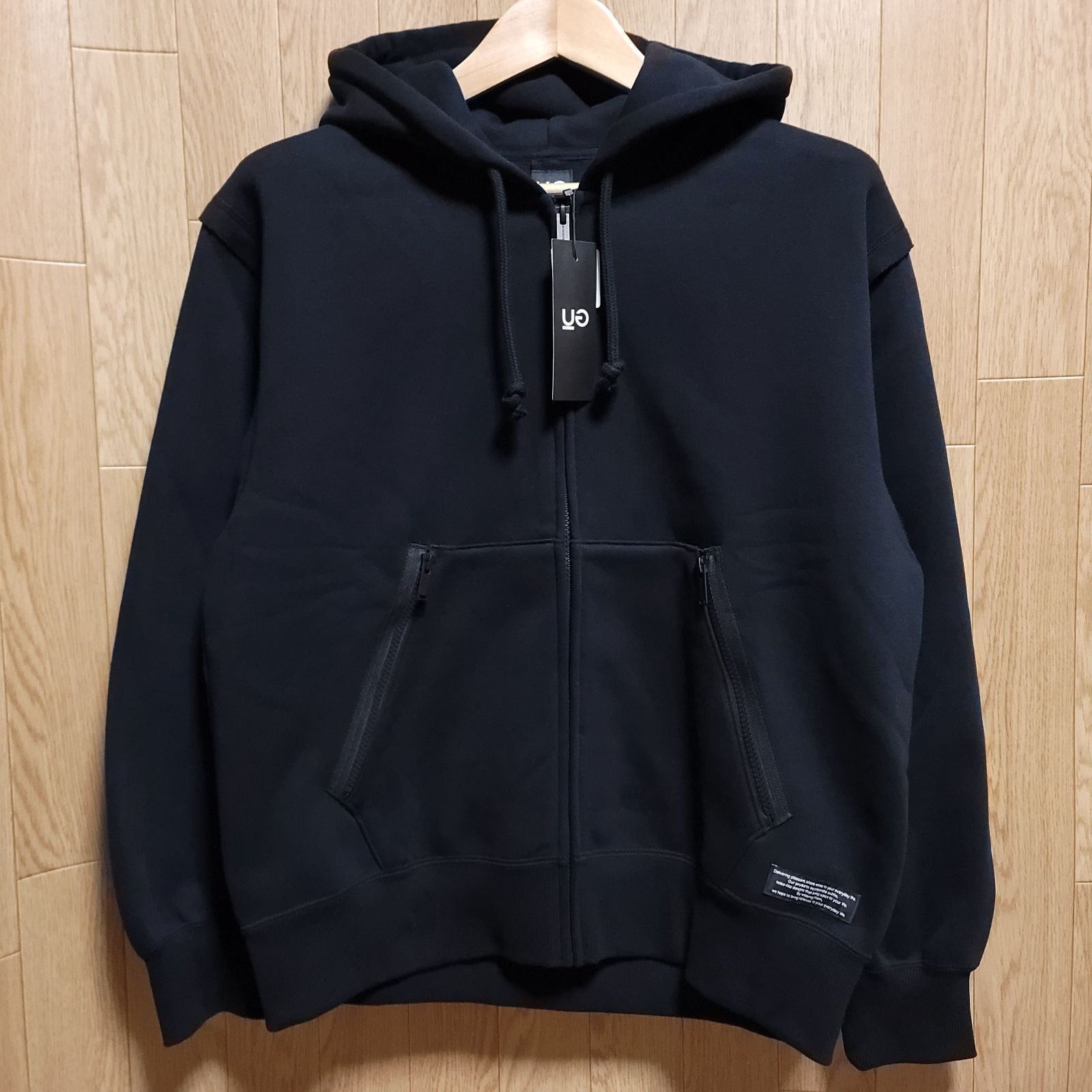 Mサイズ】GU × UNDERCOVER ヘビーウェイトスウェットフルジップ 