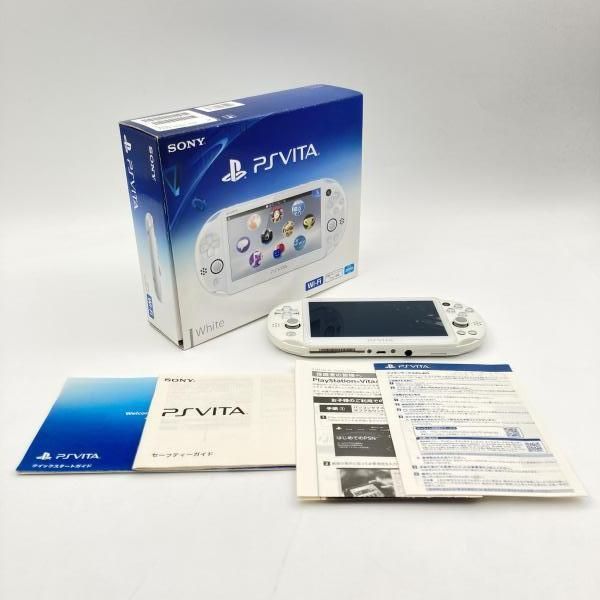 本体 SONY PSVITA PCH 2000 ホワイト スティック異常 6