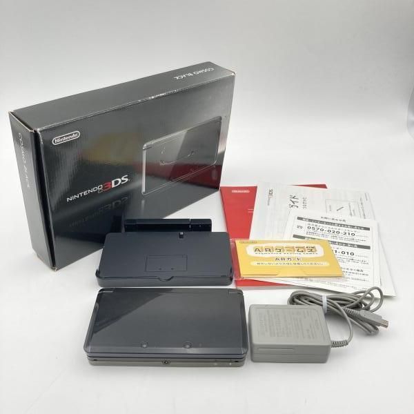 本体 付属品一式あり 任天堂 3 DS コスモブラック CTR 001 スティック不良 6