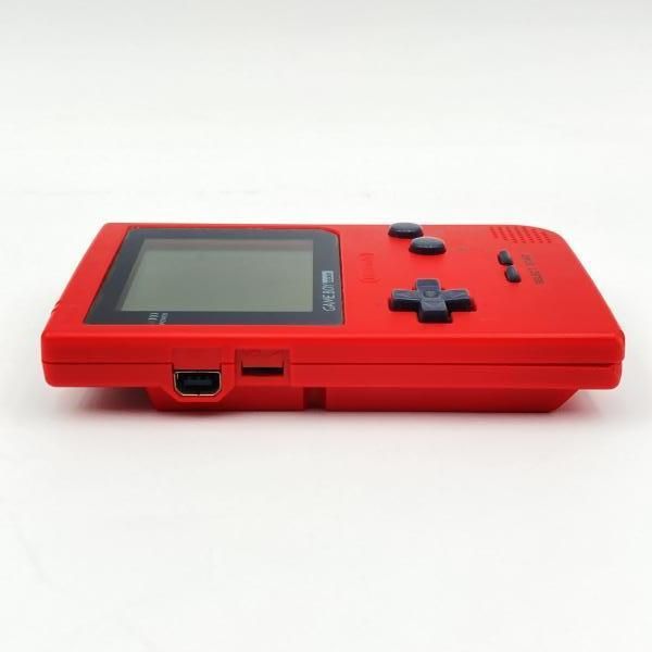 本体 任天堂 ゲームボーイポケット レッド MGB 001 電池ブタなし 画面内側イタミ 6