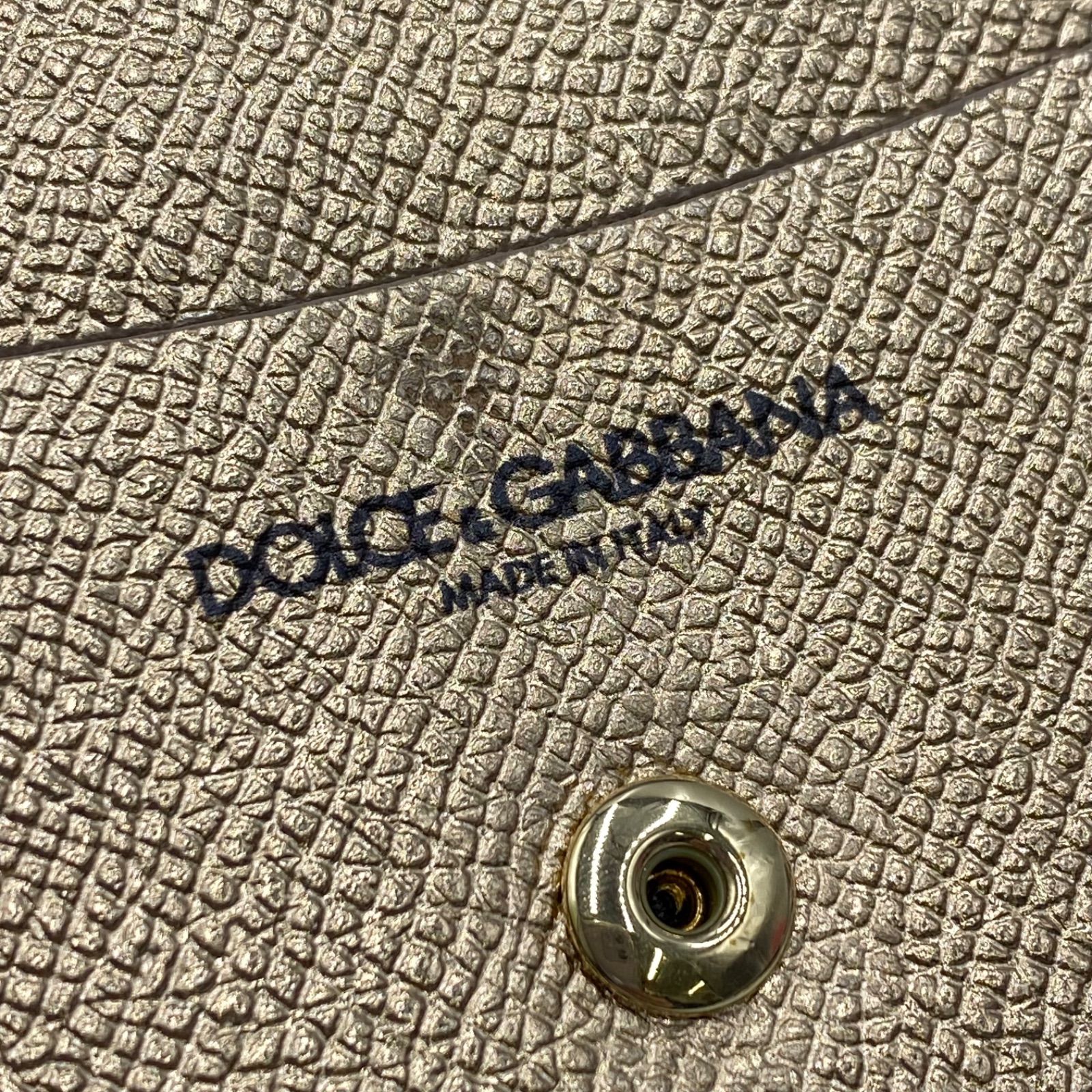 美品　ドルチェ＆ガッバーナ　D&amp;G　ウォレットチェーン　ゴールド DOLCE & GABBANA D&G ドルチェアンドガッパーナ チェーンウォレット