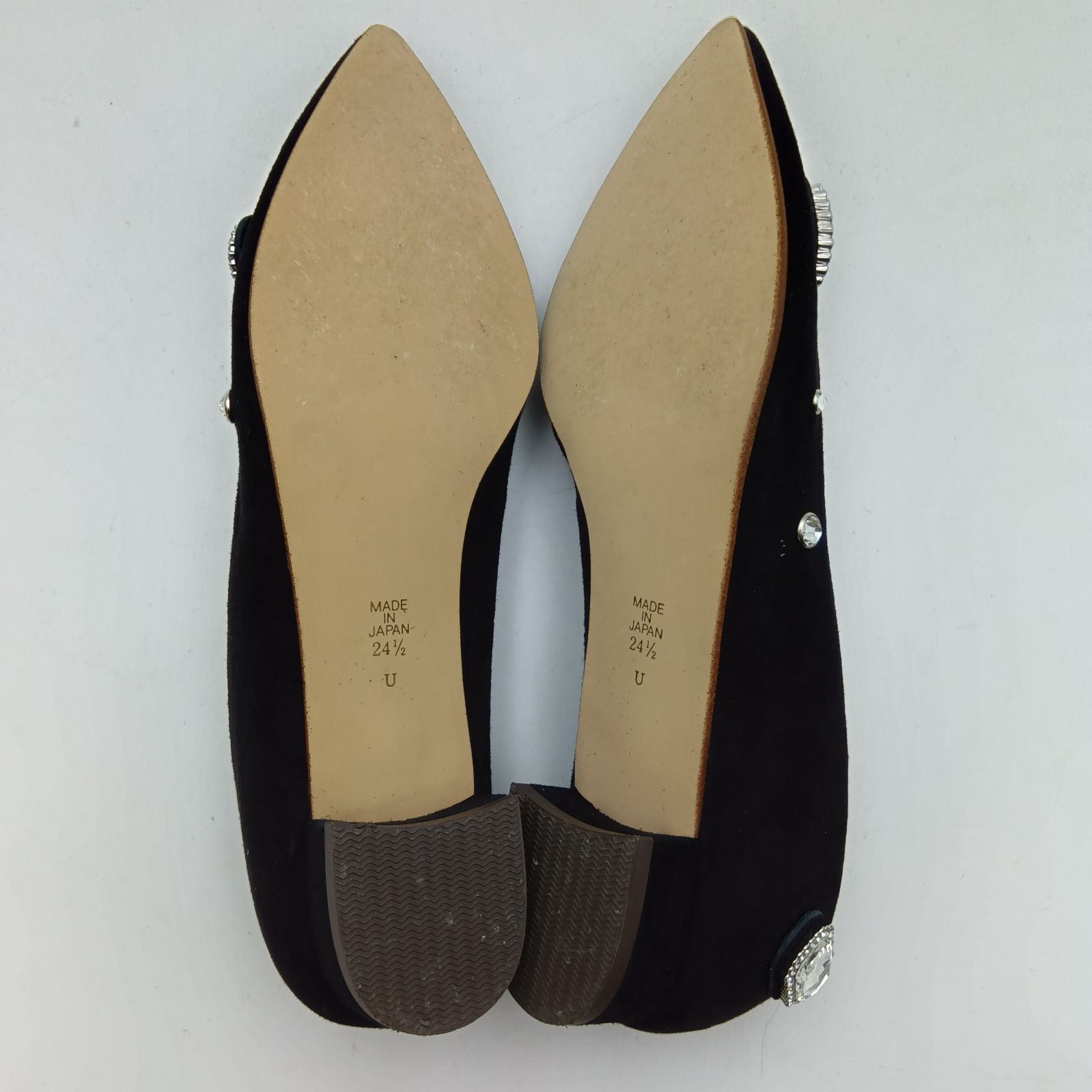 DIANA ダイアナ パンプス ビジュー スエード レディース 24.5cm U