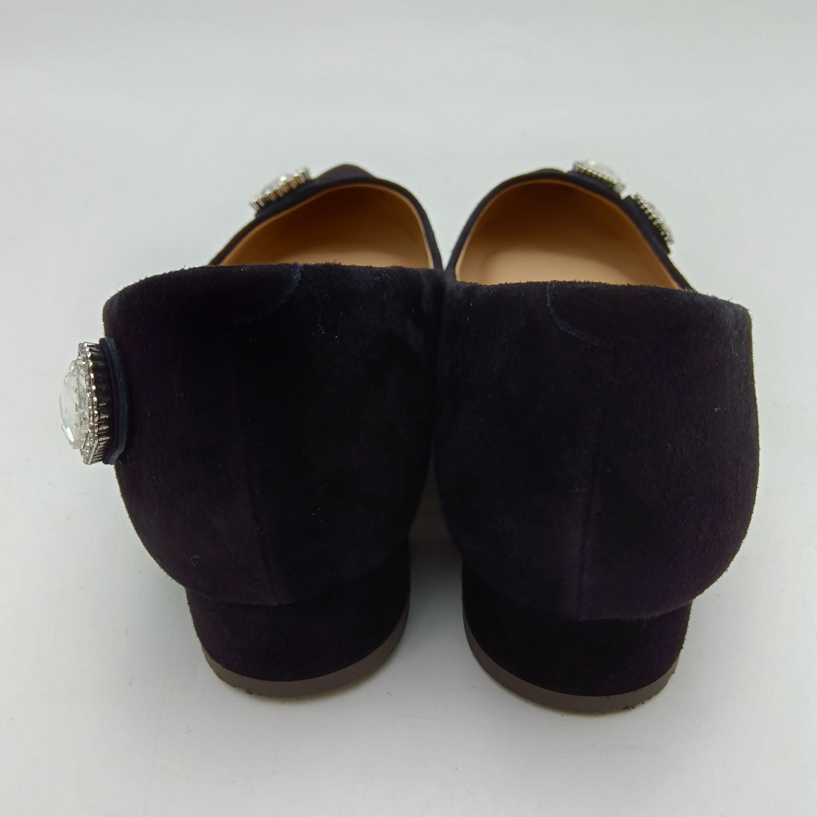 DIANA ダイアナ パンプス ビジュー スエード レディース 24.5cm U