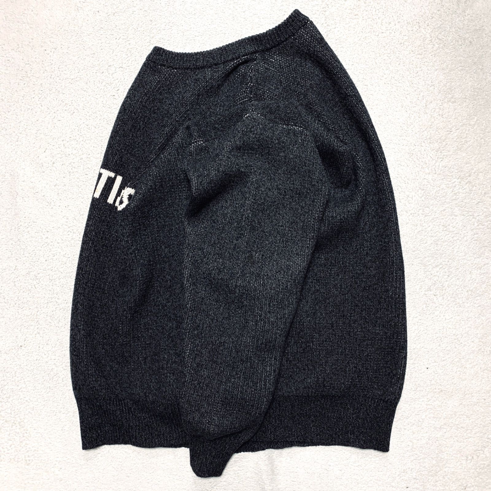 FOG ESSENTIALS クルーネックセーター ニット ロゴ ジャガード 