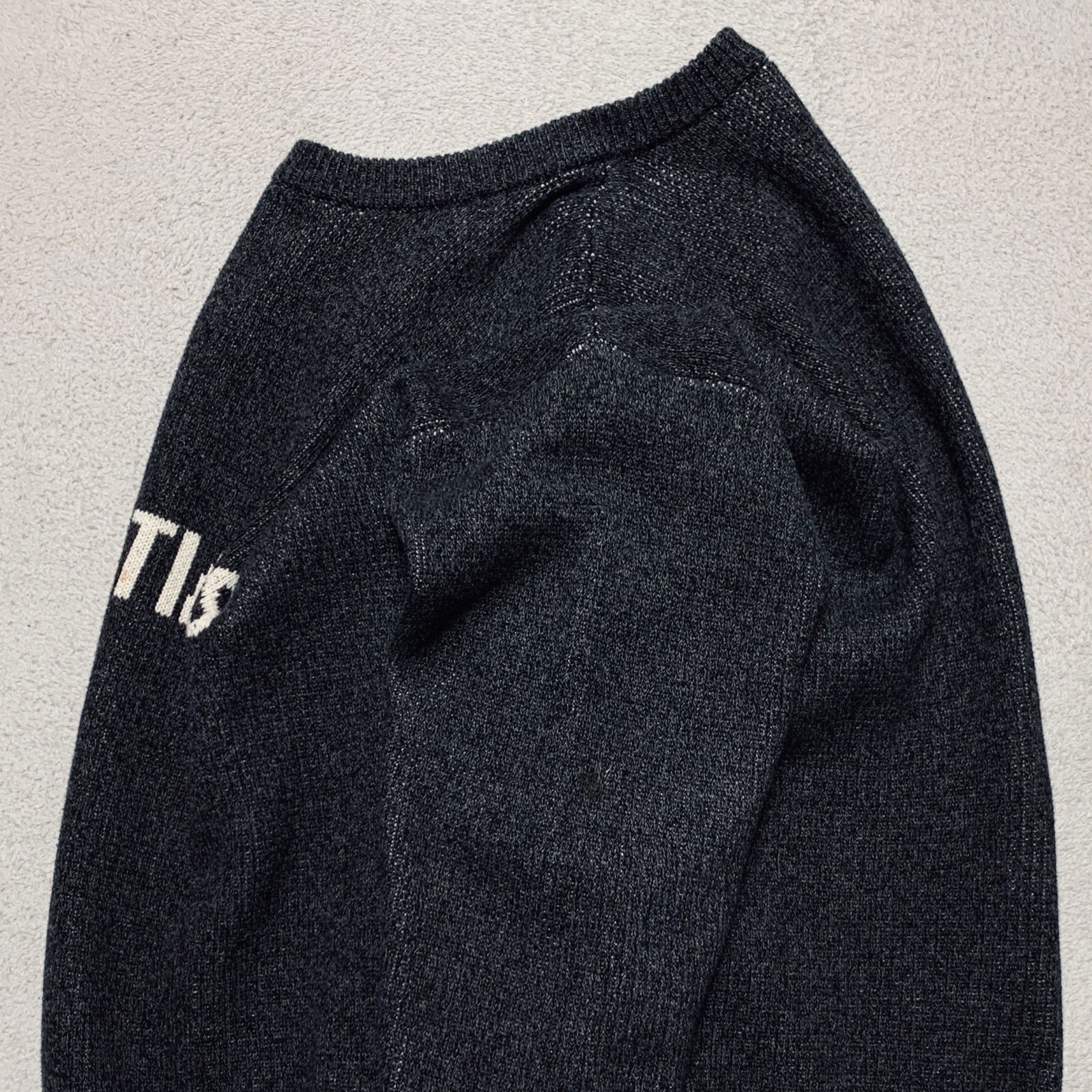 FOG ESSENTIALS クルーネックセーター ニット ロゴ ジャガード 