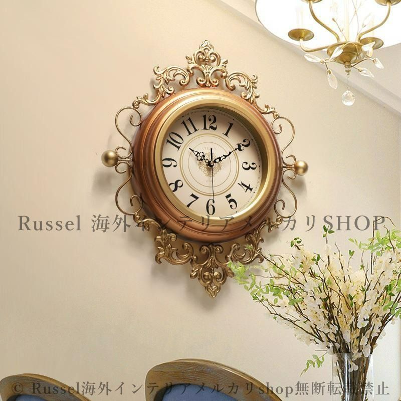壁掛け時計 アンティーク調 シンプル 静音 アナログ おしゃれ かわいい