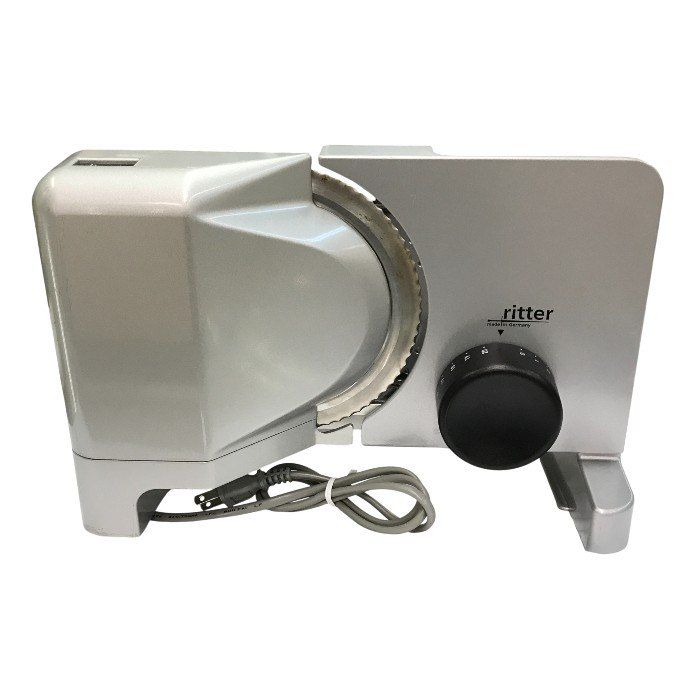 ritter 電動スライサー シルバー 無段階調節 パン お肉 食材スライス E 16 T 1