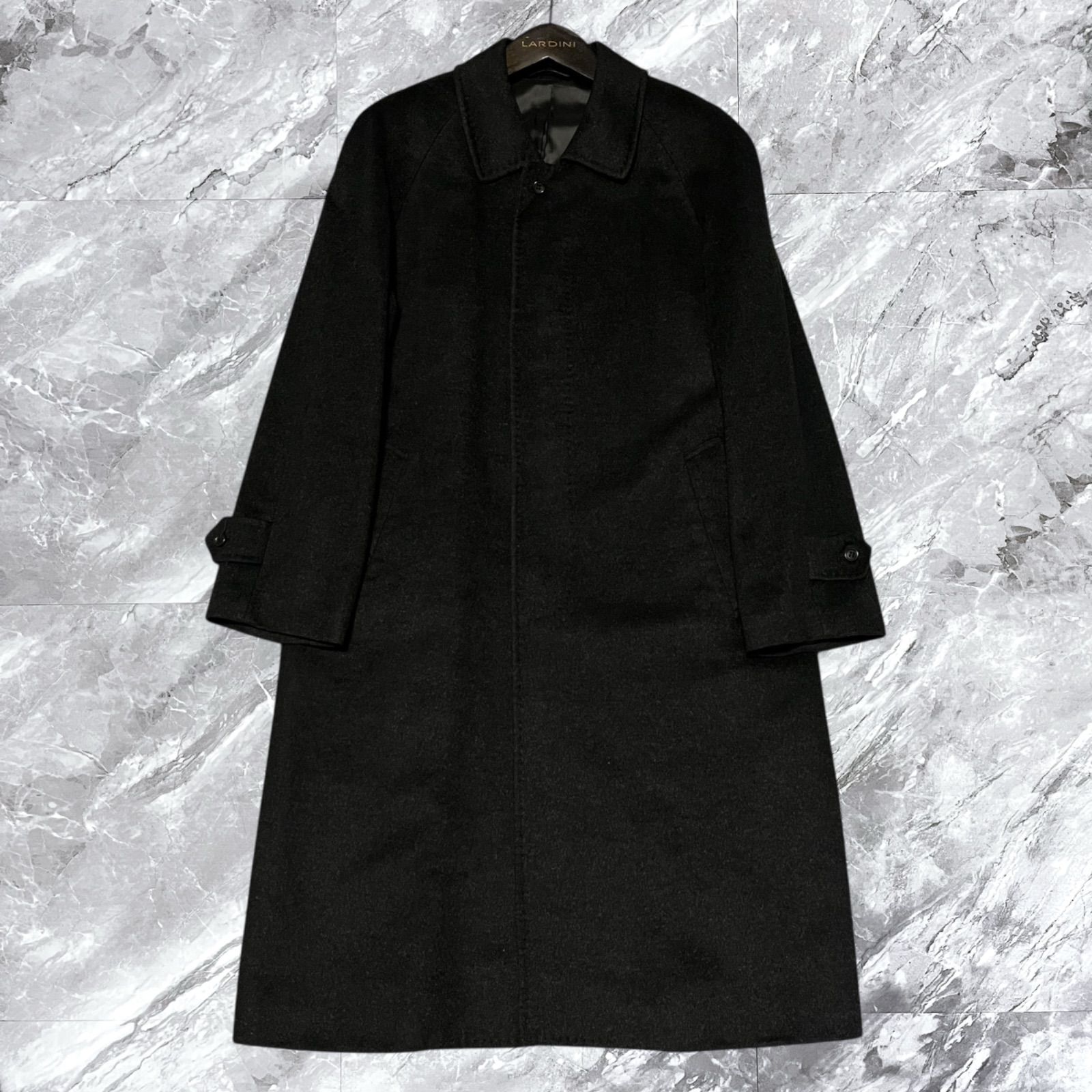 極美品 PIERRE BALMAIN ピエールバルマン ステンカラーコート ロング