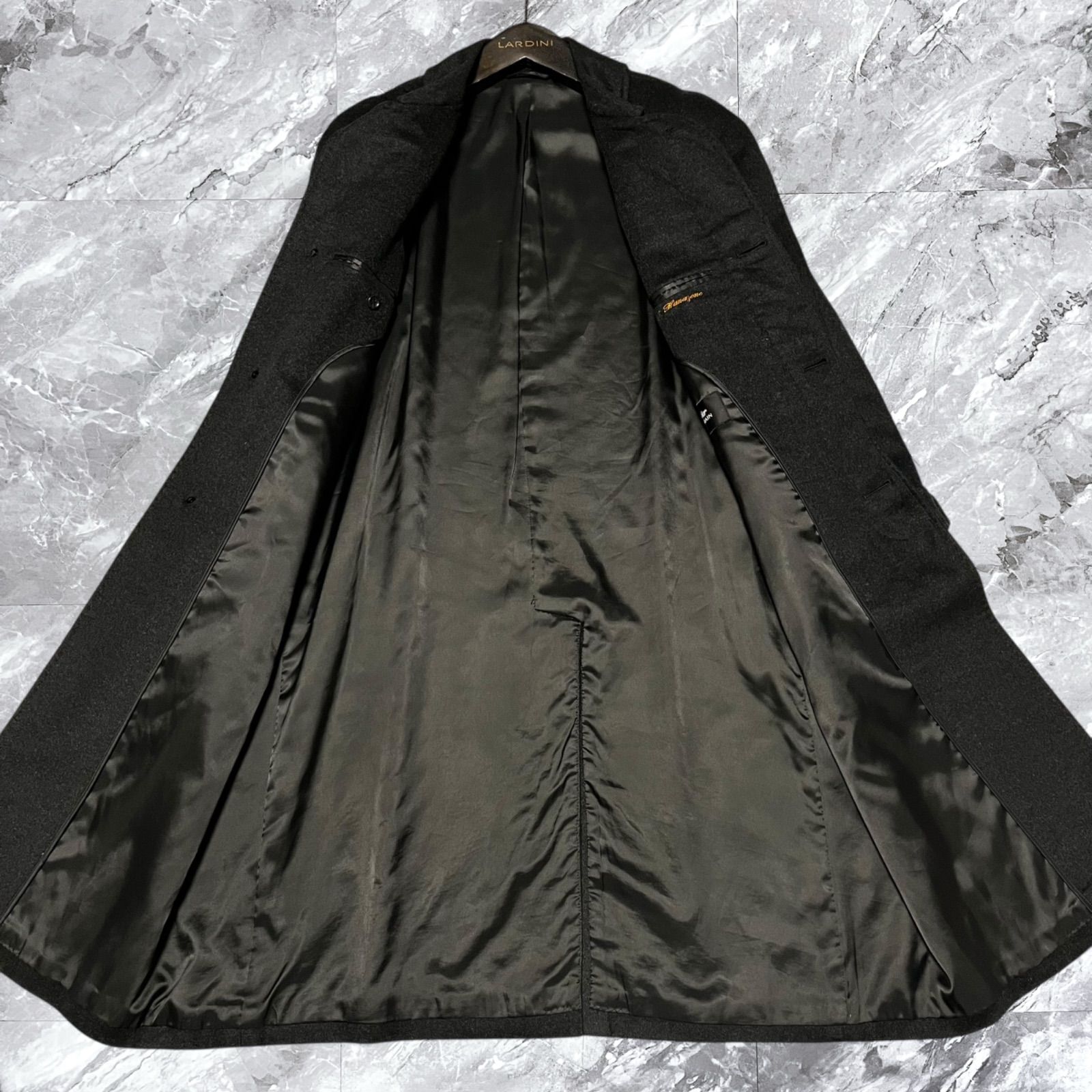 極美品 PIERRE BALMAIN ピエールバルマン ステンカラーコート ロング