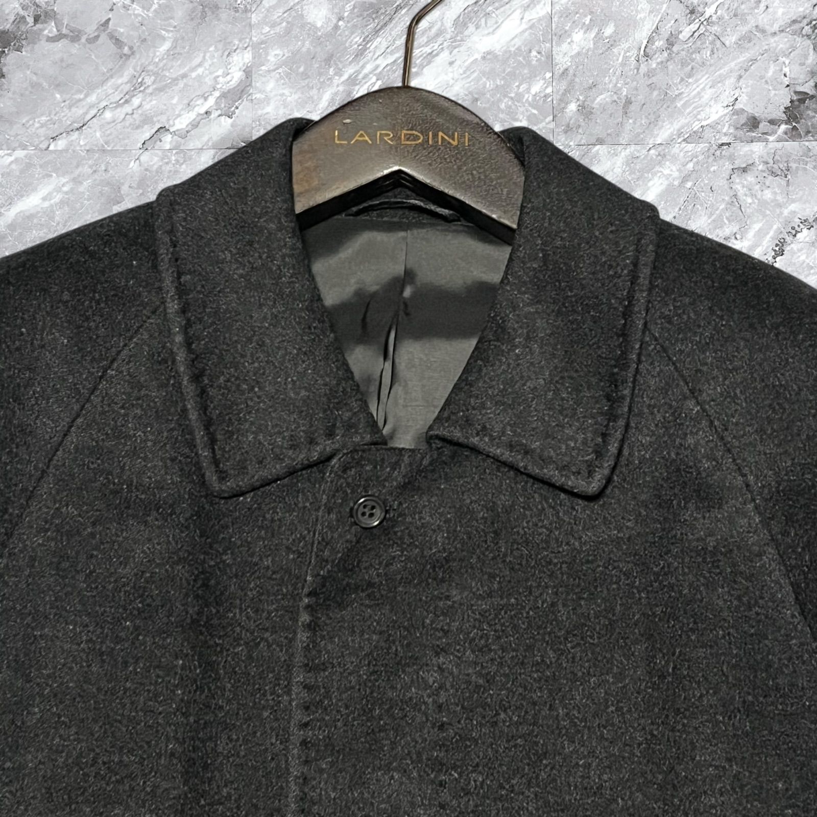 極美品 PIERRE BALMAIN ピエールバルマン ステンカラーコート ロング