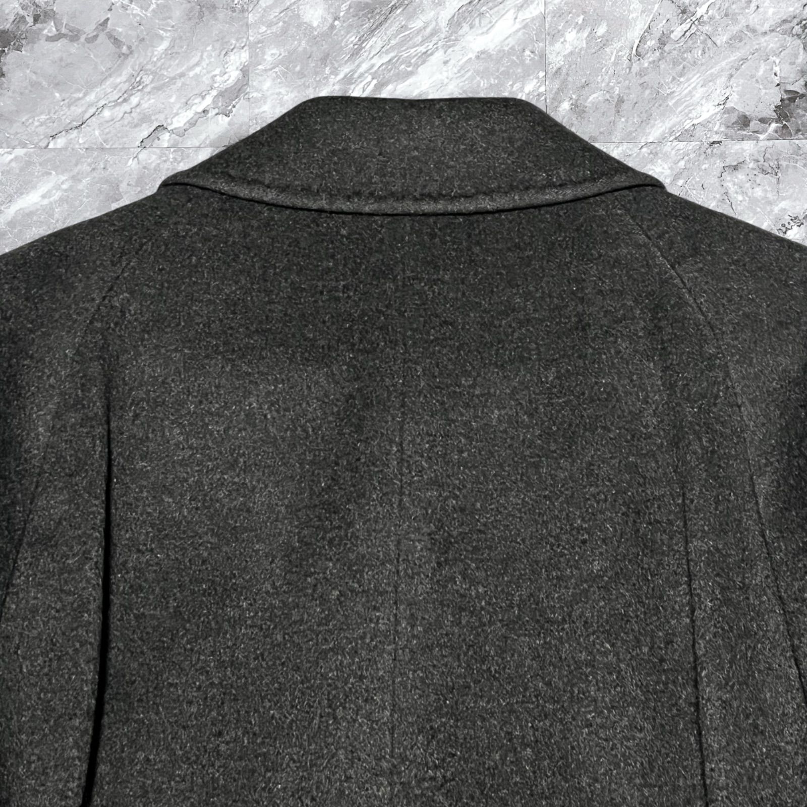 極美品 PIERRE BALMAIN ピエールバルマン ステンカラーコート ロング