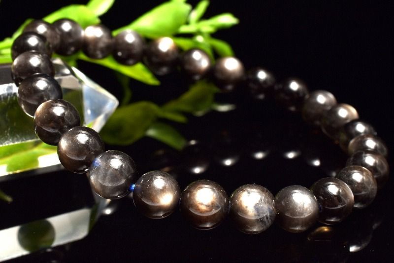 1点物】AA南アフリカ産☆金属シラー ブラックスターアクアマリン 7mm