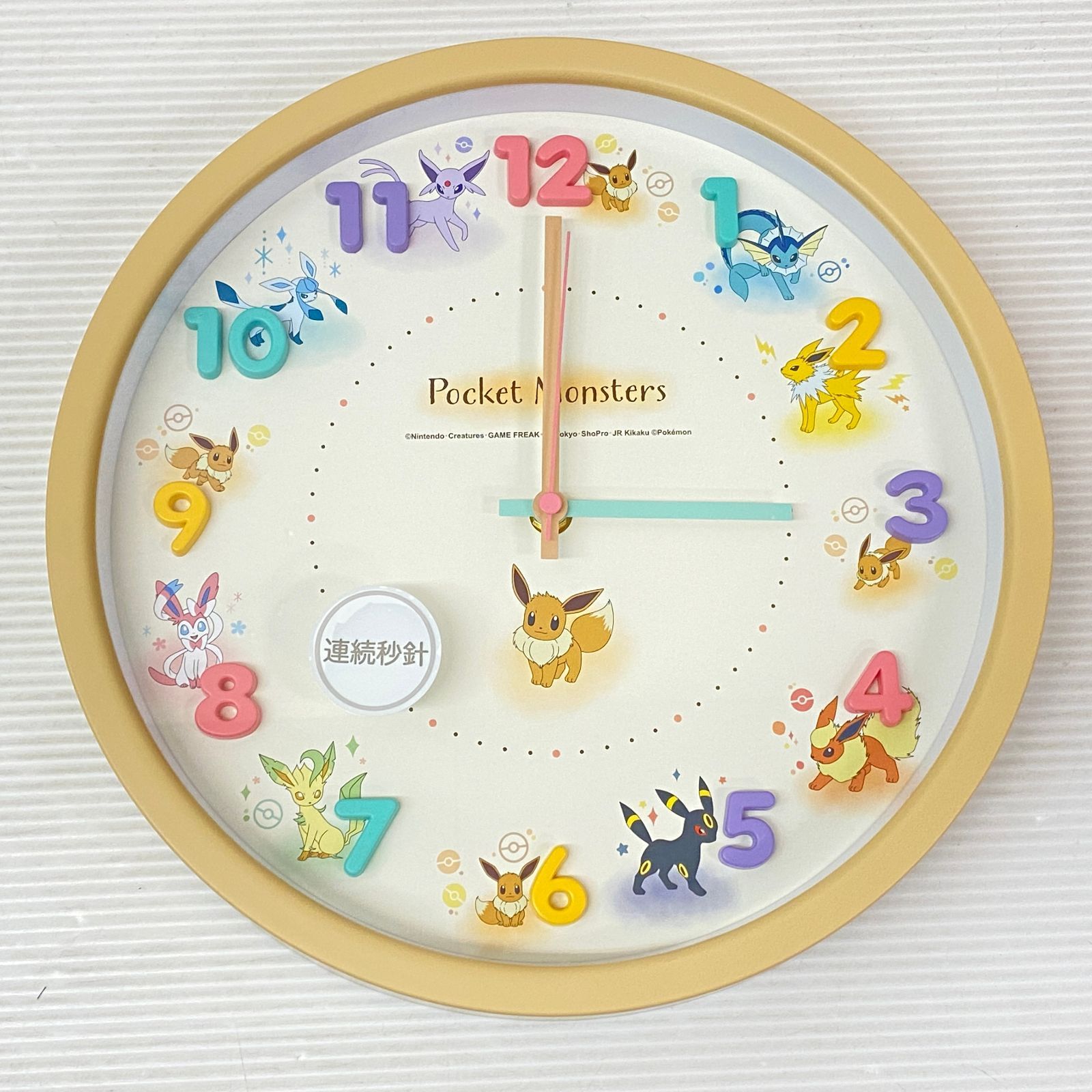 アイコンウォールクロック ポケットモンスター/イーブイフレンズ