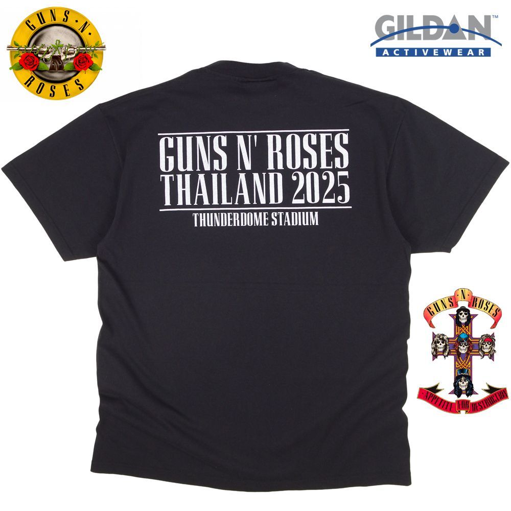 GUNS N' ROSES ヴィンテージ 376 GUNS N' ROSES ガンズアンドローゼス Tシャツ 美品 ブラック L