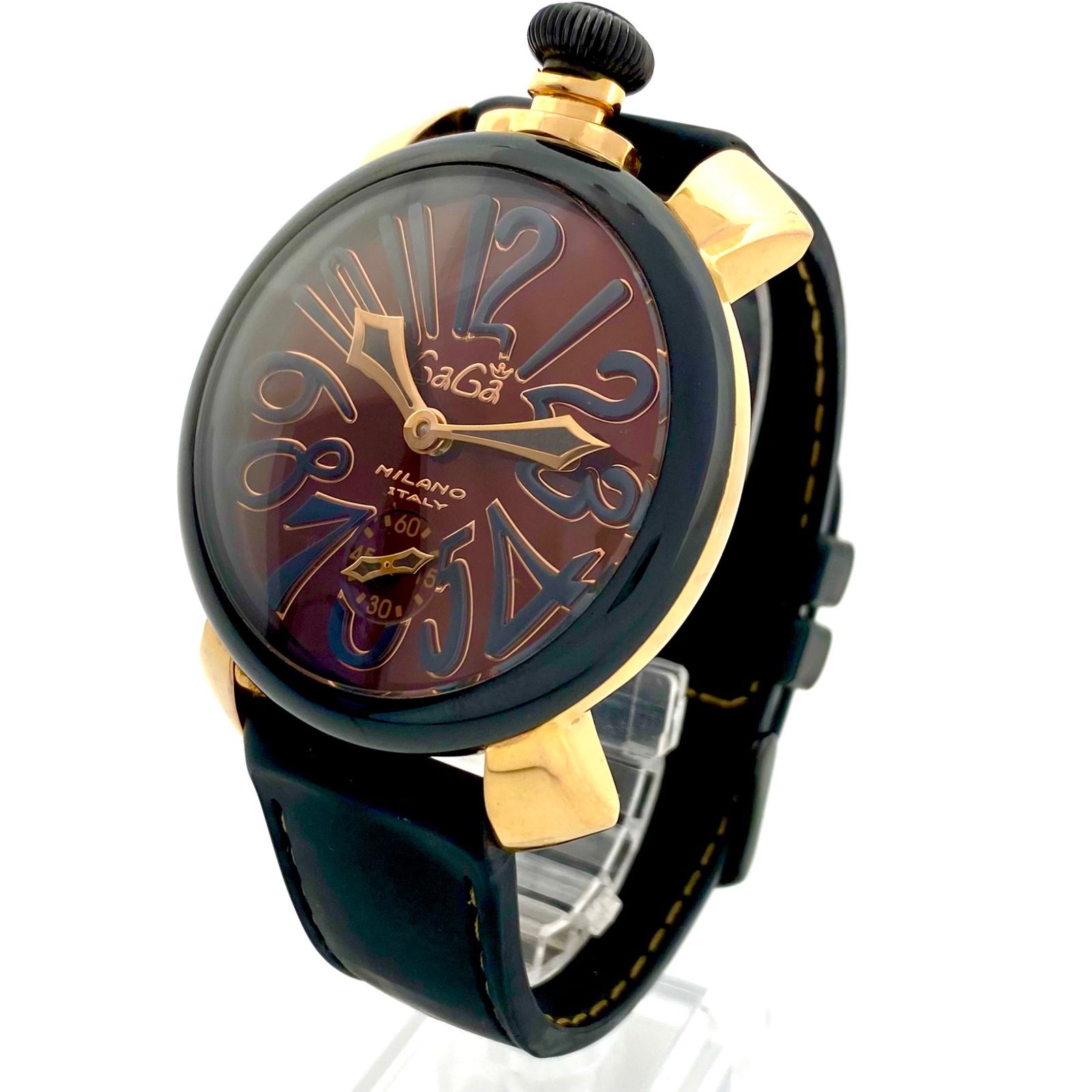 希少】腕時計 メンズ ガガミラノ GaGa MILANO マヌアーレ48 5014.02S