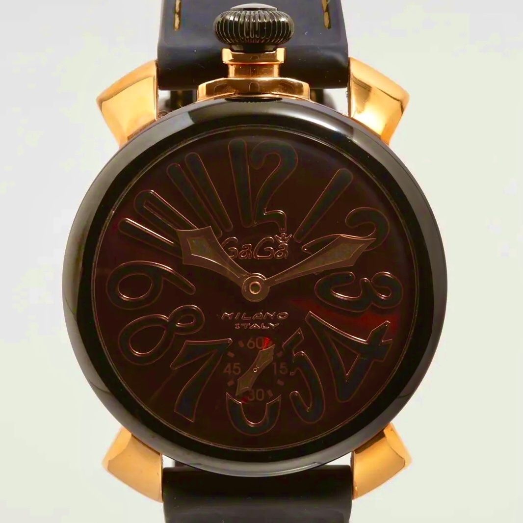 希少】腕時計 メンズ ガガミラノ GaGa MILANO マヌアーレ48 5014.02S 