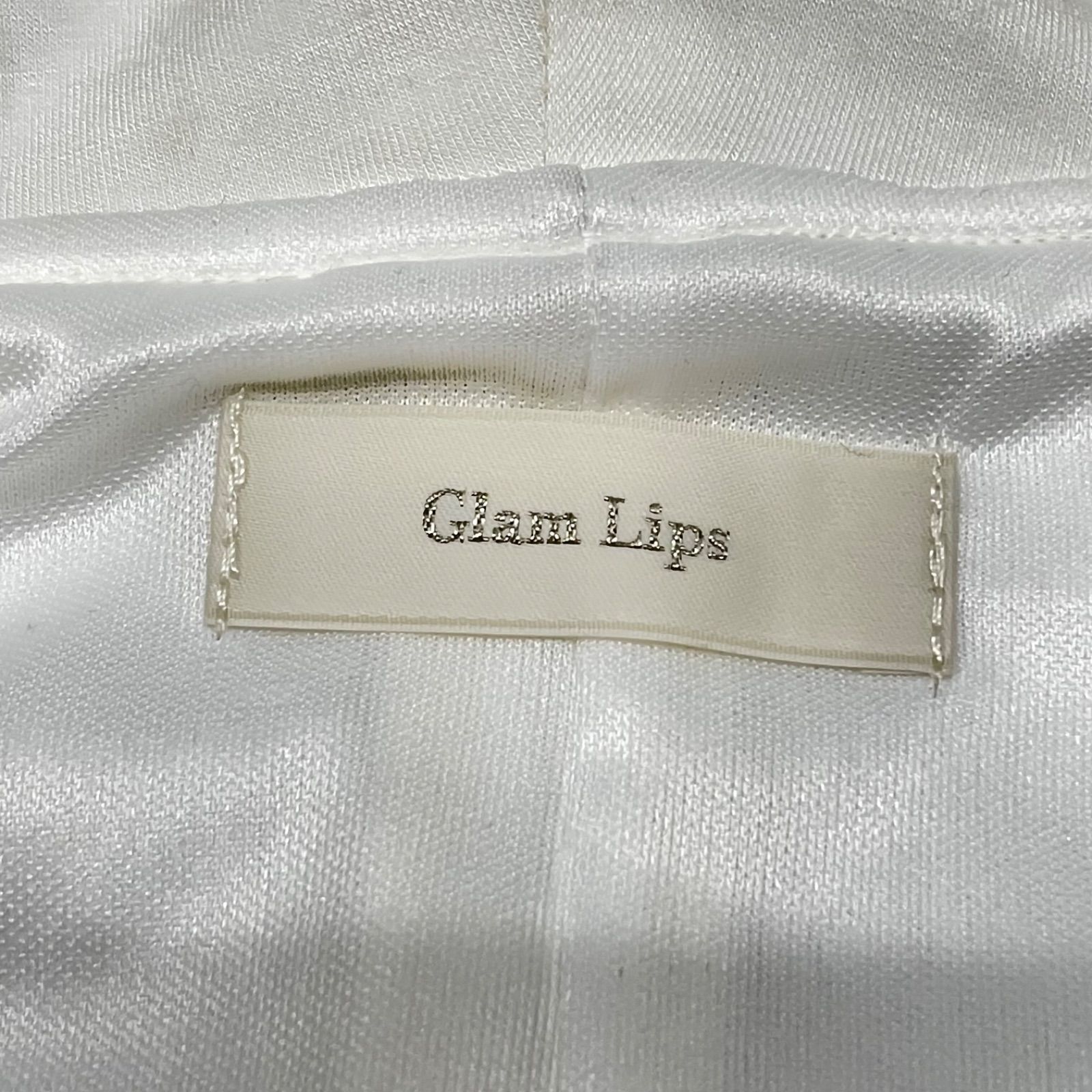Glam Lips グラムリップス SATIN SWITCH フーディーワンピース ロング