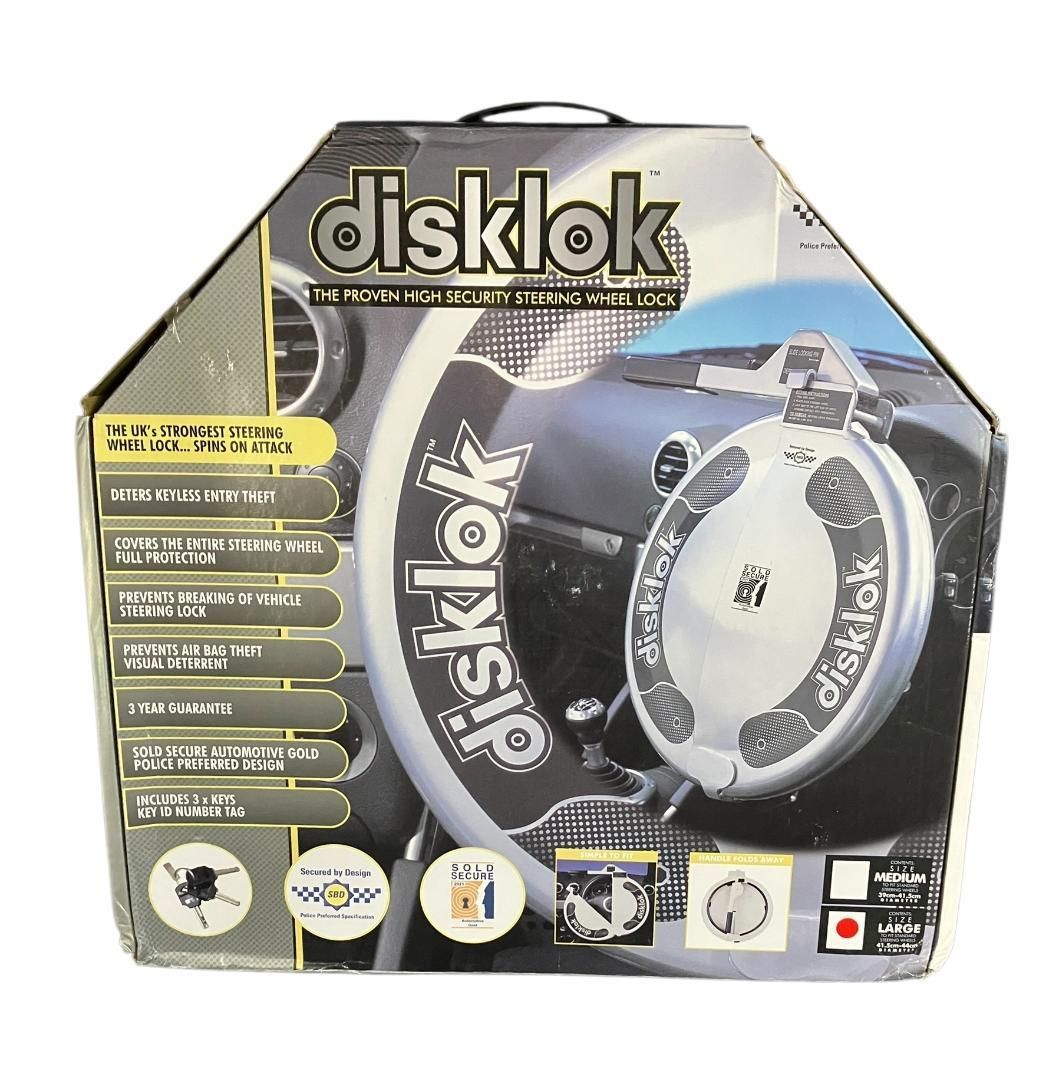 ☆開店セール ※サイズL 未使用 英国純正品 disklok Lサイズ