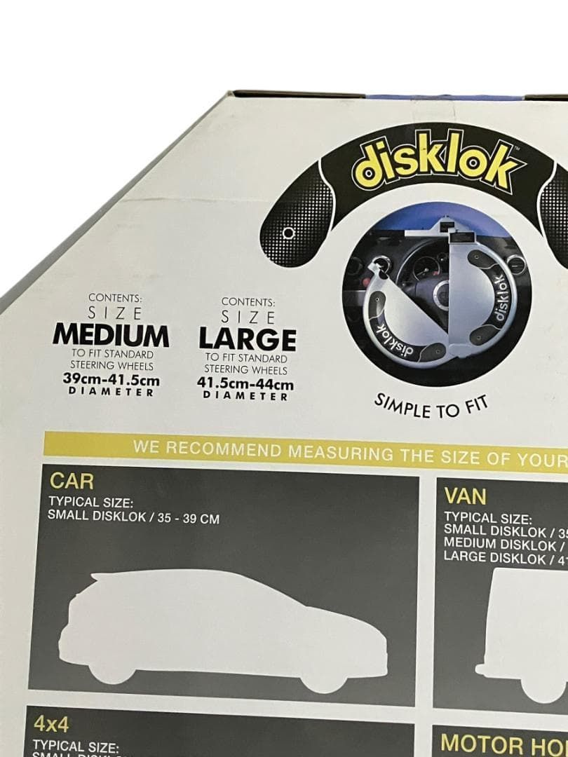 ☆開店セール ※サイズL 未使用 英国純正品 disklok Lサイズ