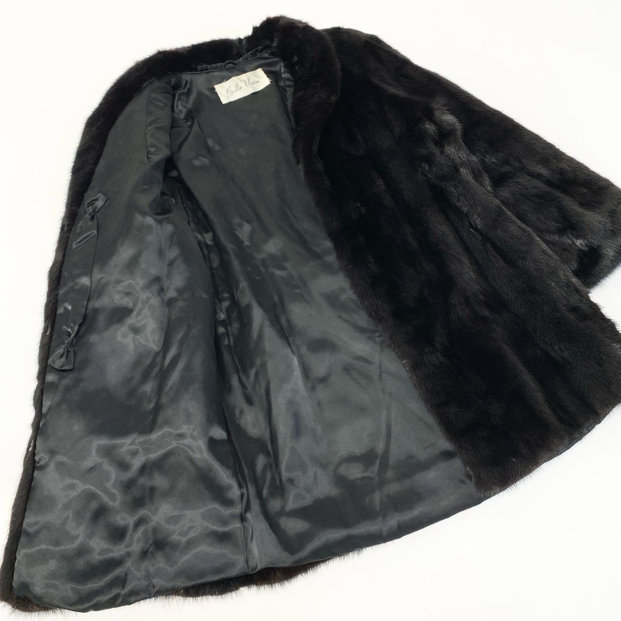 35a15 SAGA MINK サガミンク 銀サガ マホガニーミンク ロングコート