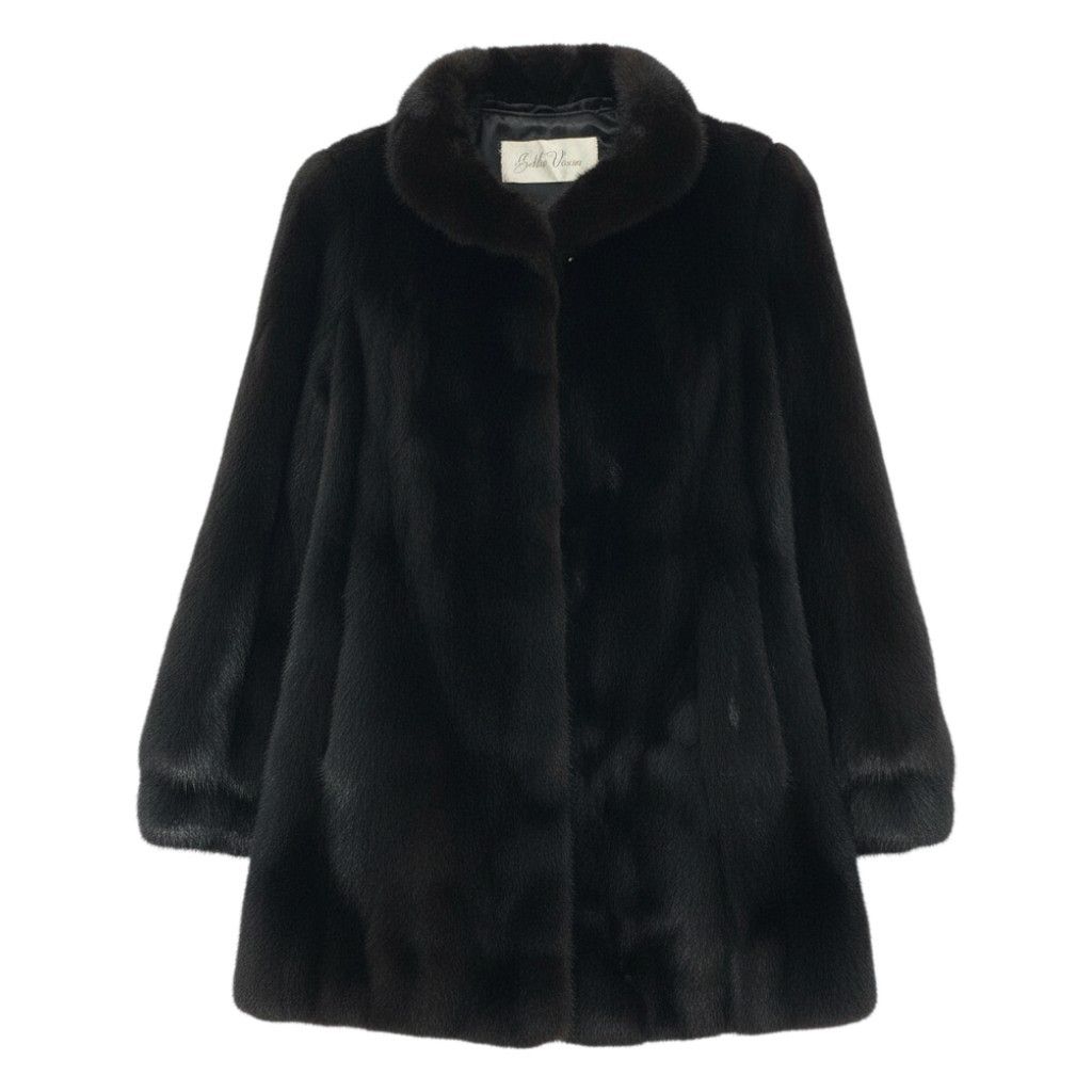 35a15 SAGA MINK サガミンク 銀サガ マホガニーミンク ロングコート