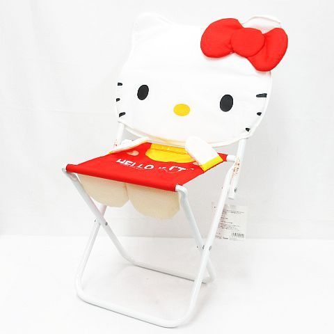 希少 レア 当時物 タグ付き Hello Kitty ハローキティ 折り畳み椅子
