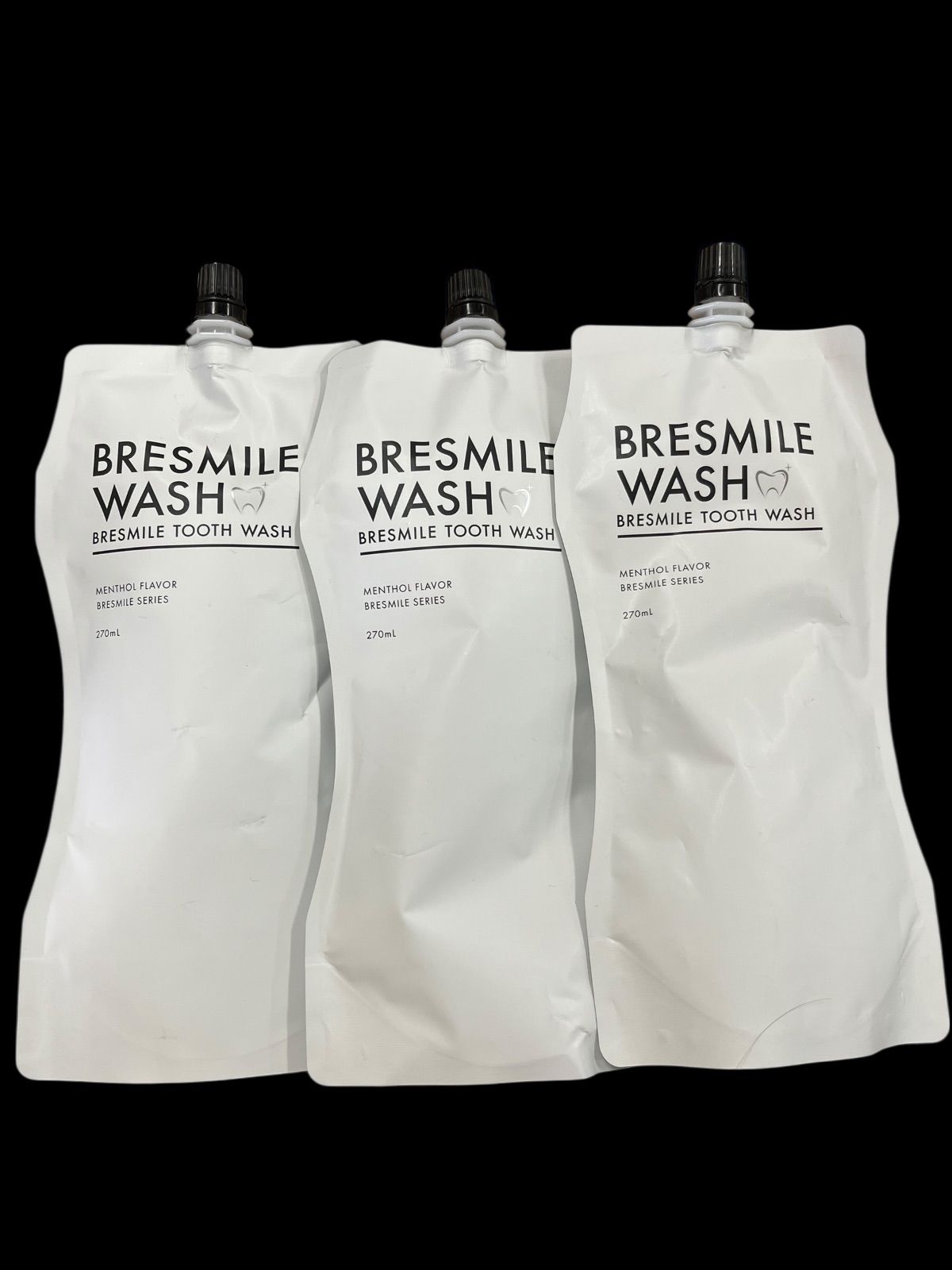 BRESMILE WASH 270ml3個セット BRESMILE WASH 液体歯磨き ブレスマイルウォッシュ 3個セット カップ