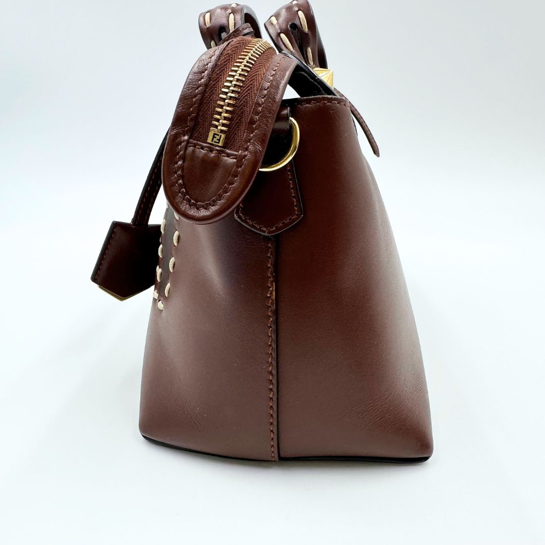 美品】Fendi バイザウェイ レザー ハンドバッグ 2wayショルダーバッグ