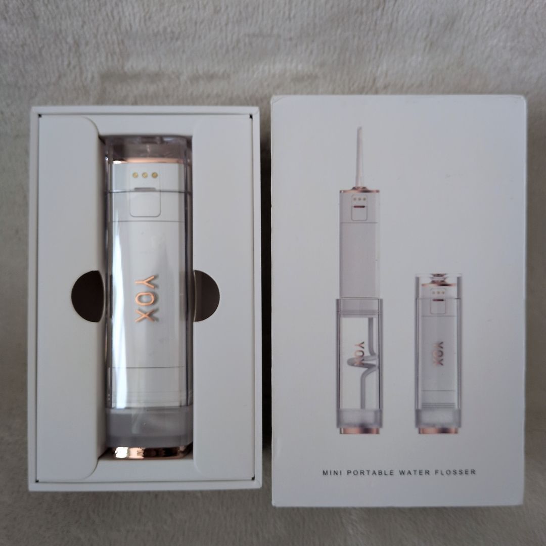 新品・未使用】YOX ウォーターフロッサー YJW-600W 口腔洗浄器 ミニ