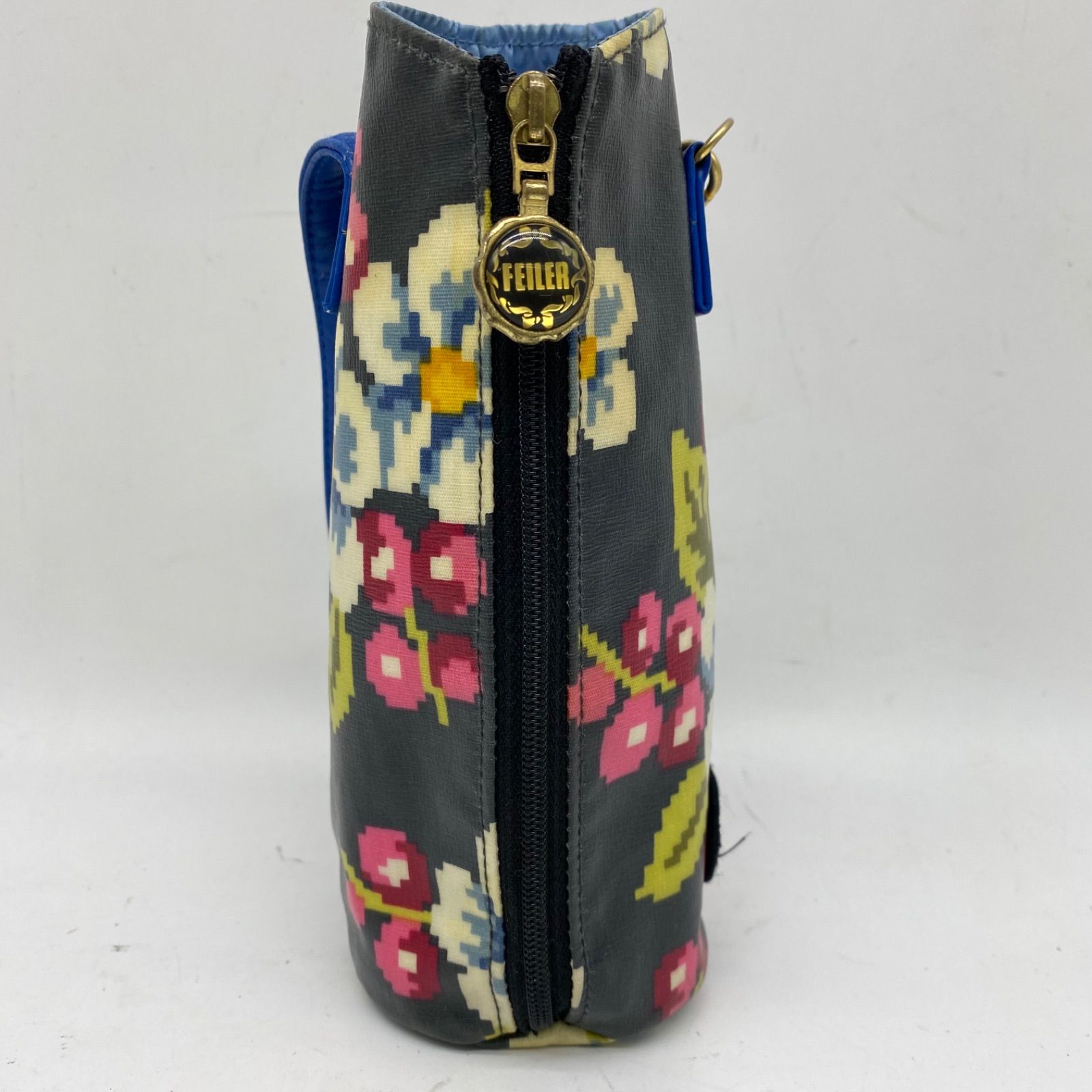 フェイラー ハンドバッグ ポーチ 水筒 ペットボトルケース 花 ビニール