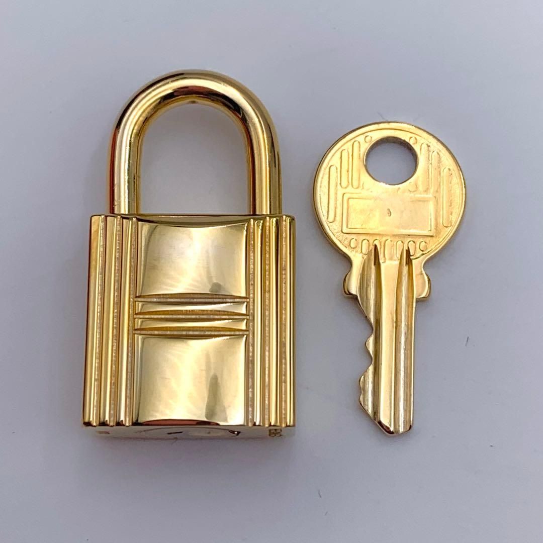 エルメス カデナ 24Kメッキ No.100 100番 鍵付き カデナキー