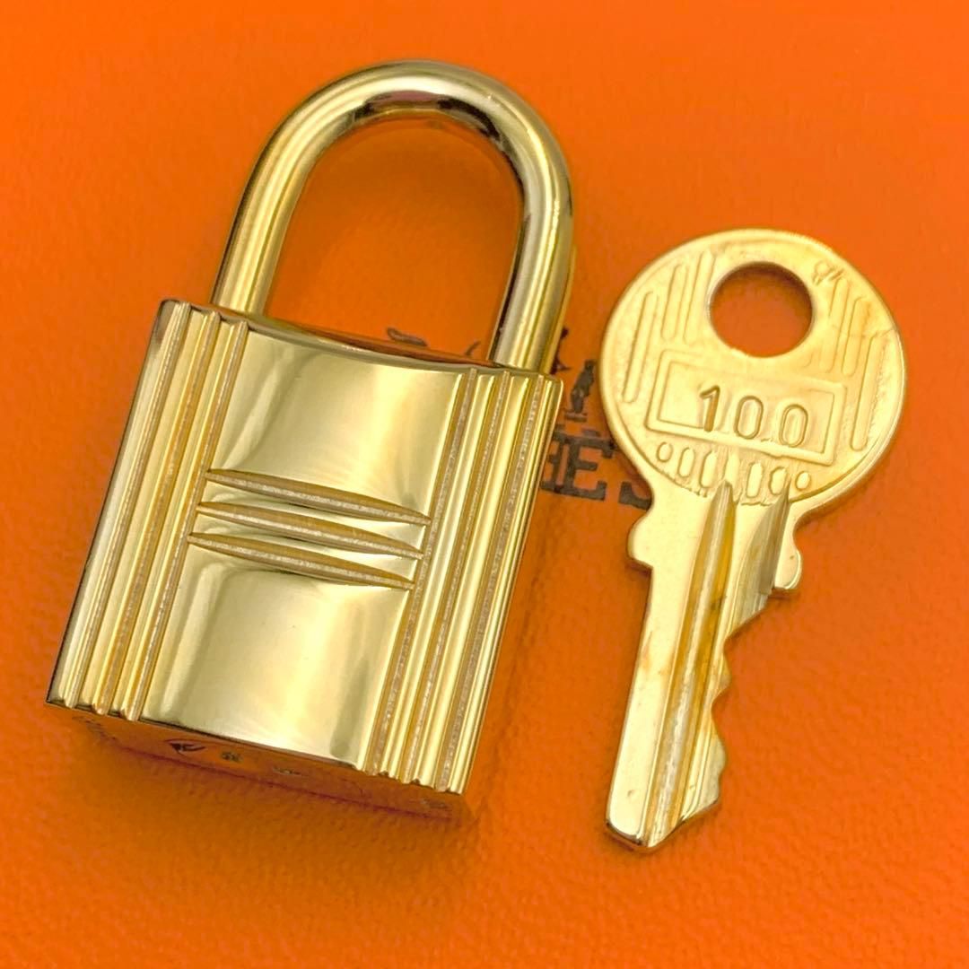 エルメス カデナ 24Kメッキ No.100 100番 鍵付き カデナキー