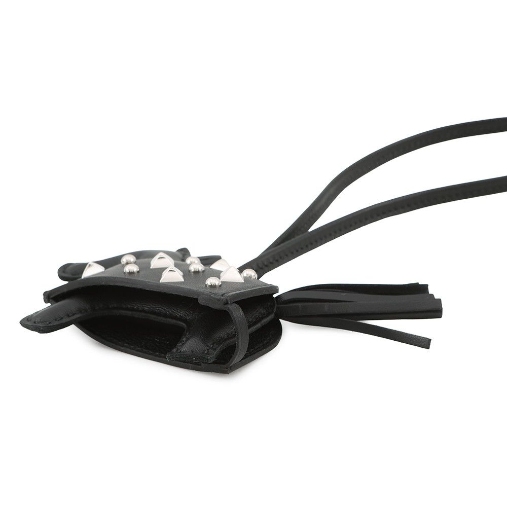 エルメス バッグチャーム ロデオPM ロベオ ロック ブラック/シルバー