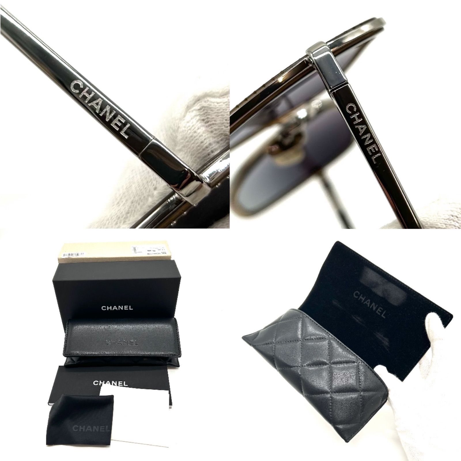 CHANEL シャネル サングラス ラインストーン レディース 4277ｰB 53□20