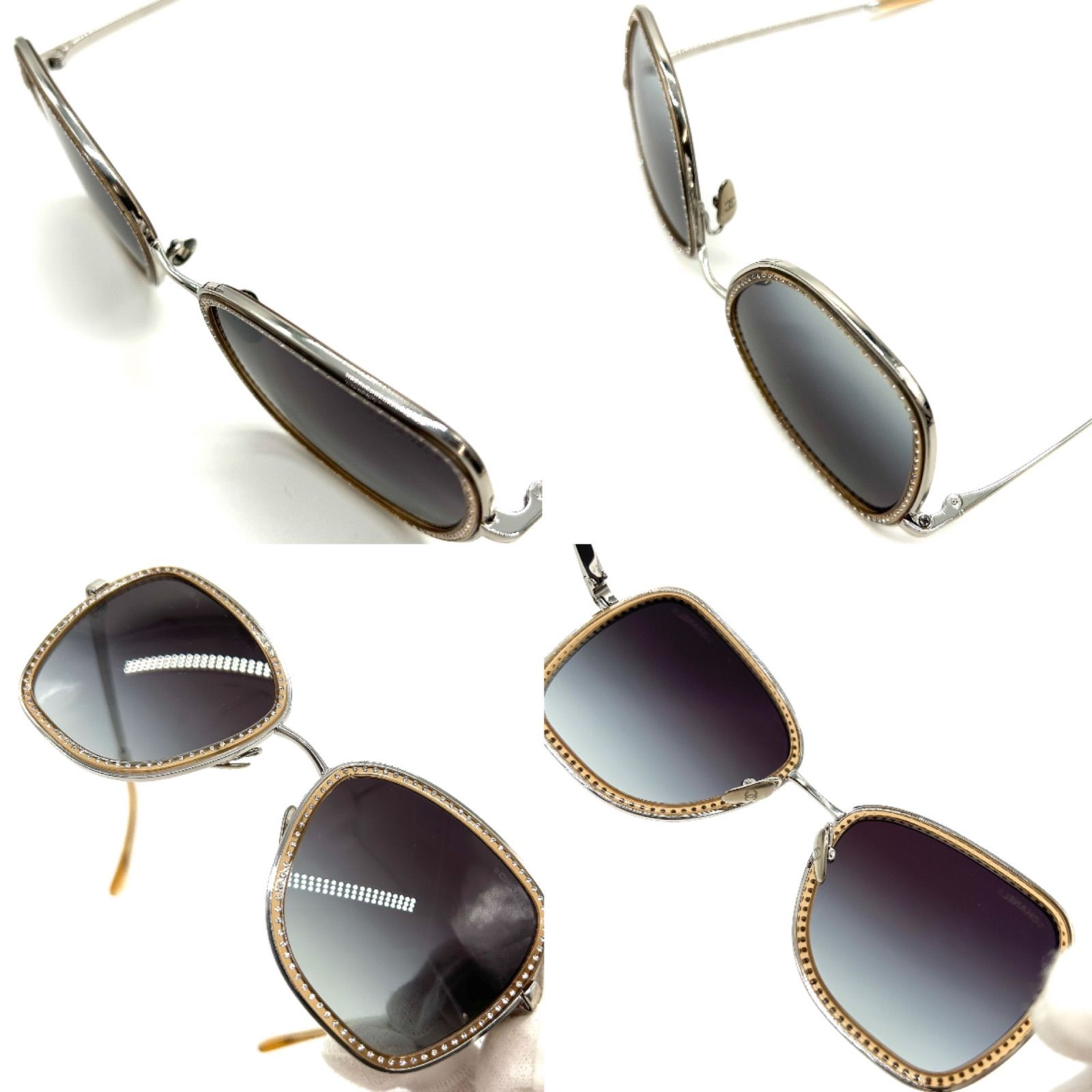 CHANEL シャネル サングラス ラインストーン レディース 4277ｰB 53□20