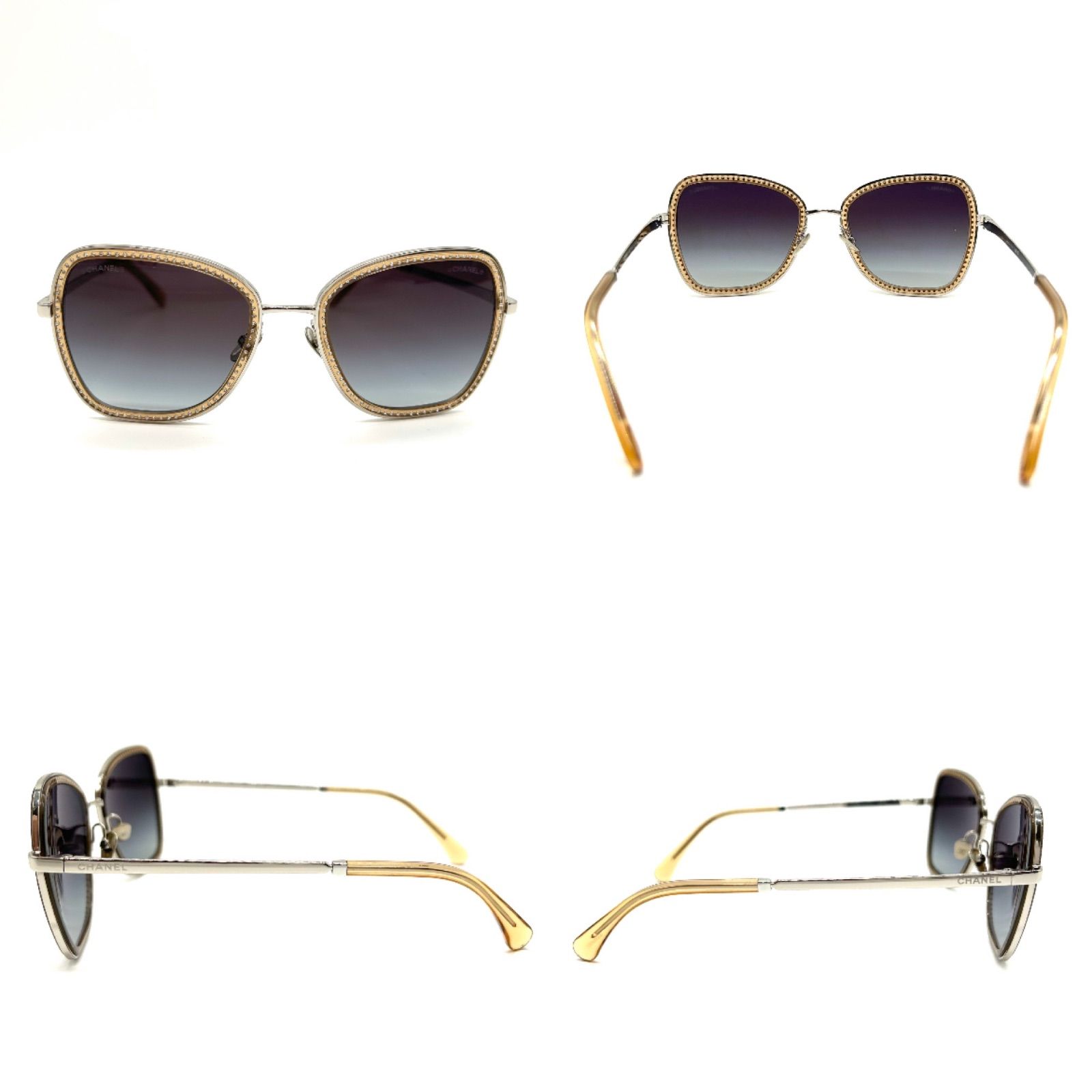 CHANEL シャネル サングラス ラインストーン レディース 4277ｰB 53□20