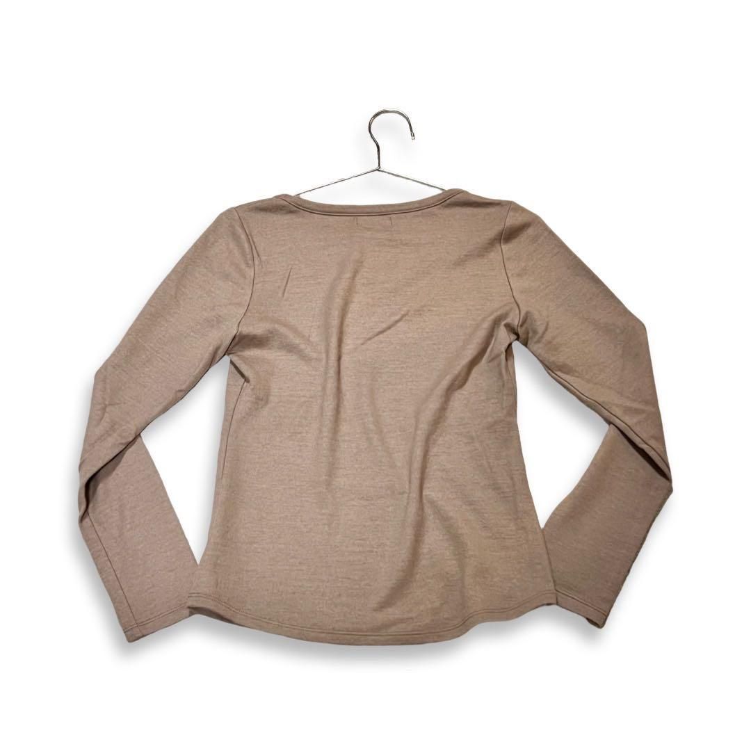 BURBERRY BLUE LABEL バーバリー エクストリアン ナイト プリント 長袖 Tシャツ カットソー size 38 ベージュ レディース BURBERRY BLUE LABEL - BURBERRY BLUE LABEL バーバリー エクスト