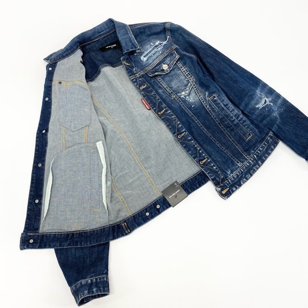 14a15 DSQUARED2 ディースクエアード イタリア製 DAN JEAN JACKET 