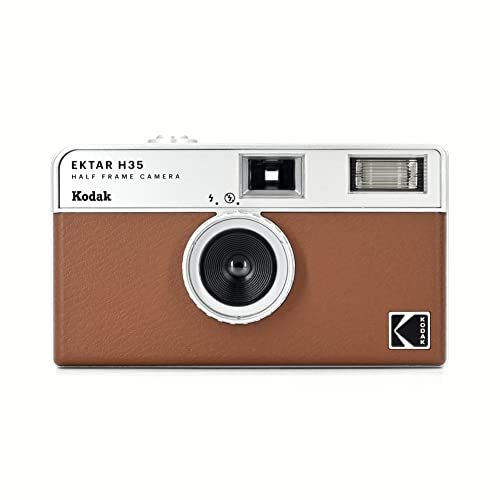 コダック Kodak フィルムカメラ EKTAR H 35 ハーフフレーム ブラウンpo 4 cc 25 e 7 c