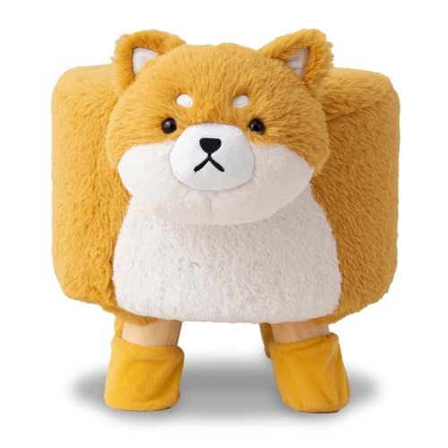 アイリスプラザ アニマルスツール 柴犬 コタロウ 椅子 スツール チェア 幅約29 奥行約45 高さ約32 cm キッズチェアpo 5 c 8990 e 0