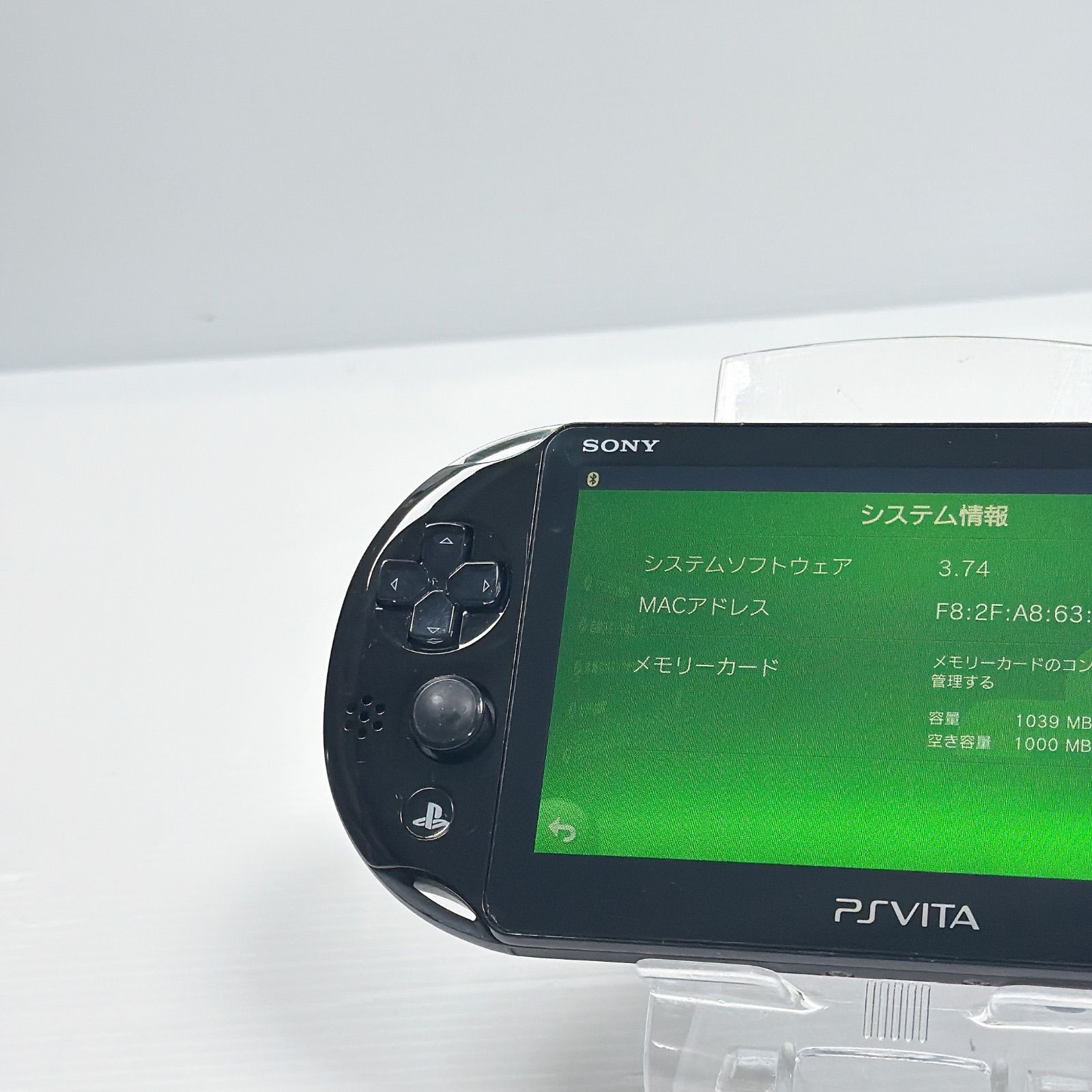  PSVITA PCH 2000 ブラック PlayStation Vita ソフト読込OK FW 3 74 ソニー プレイステーション 本体 PS Vita(ヴィータ)