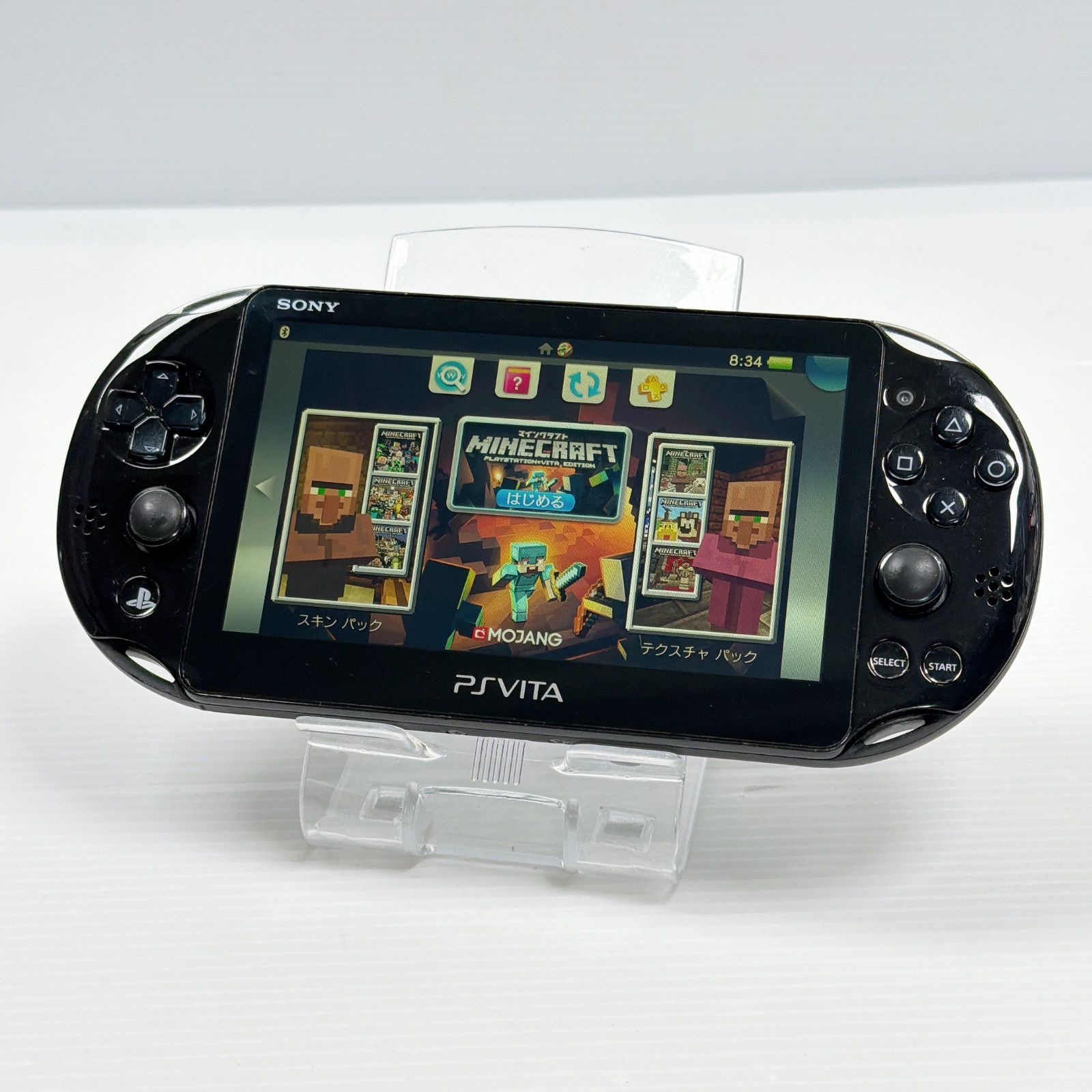 PSVITA PCH 2000 ブラック PlayStation Vita ソフト読込OK FW 3 74 ソニー プレイステーション