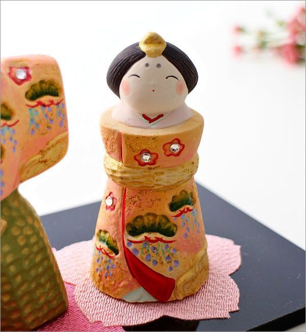 雛人形 ひな祭り 桃の節句 親王飾り コンパクト 小さめ 可愛い