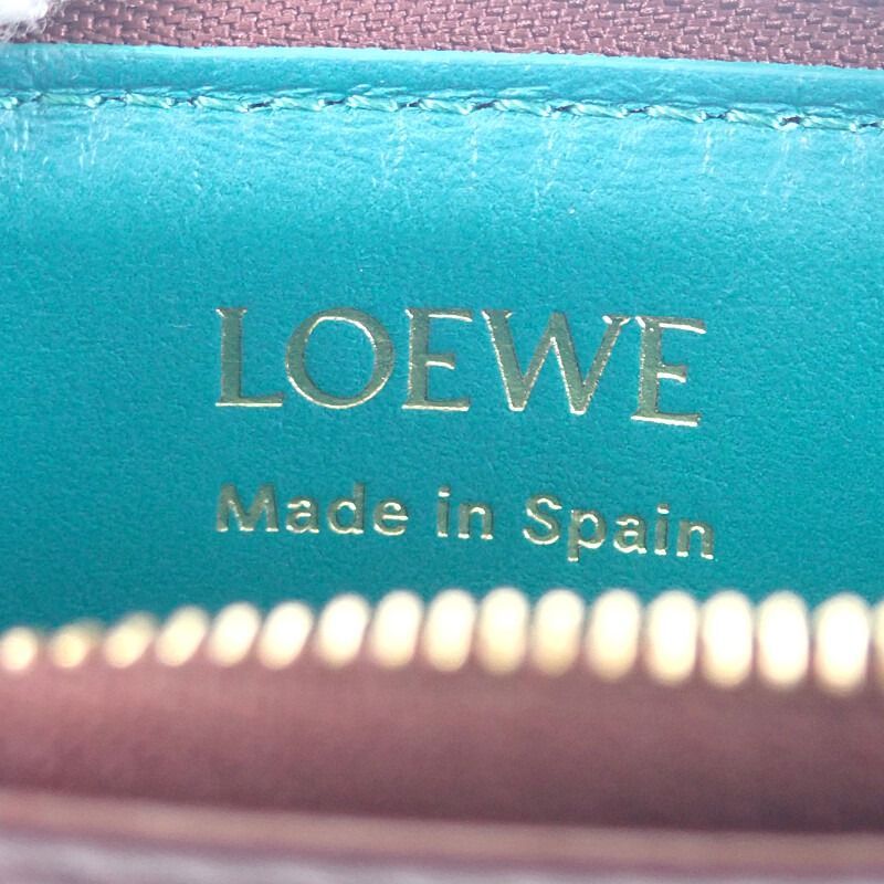☆スレ傷・汚れあり☆ ロエベ LOEWE ノット コインカードホルダー