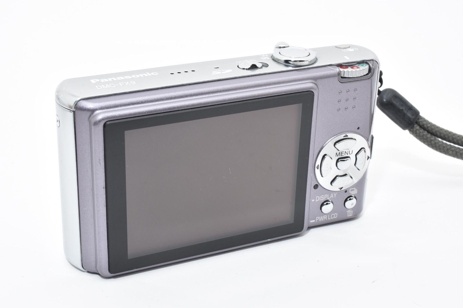カメラ 【美品 動作確認済】Panasonic LUMIX DMC-FX9 モーブグレー