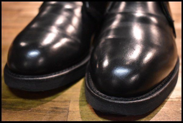 6D 箱付 美品 17年】レッドウィング 9196 ポストマン チャッカ 黒