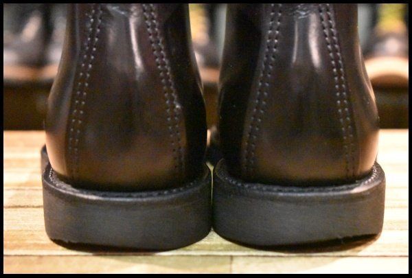 6D 箱付 美品 17年】レッドウィング 9196 ポストマン チャッカ 黒