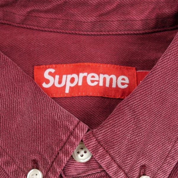 Size【L】 SUPREME シュプリーム 25FW Applique Denim Shirt Washed