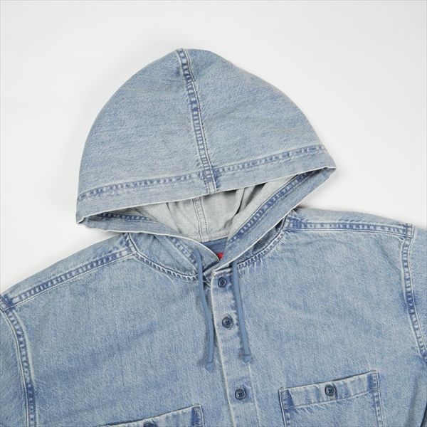 Size【S】 SUPREME シュプリーム 25SS Hooded Denim Shirt Washed