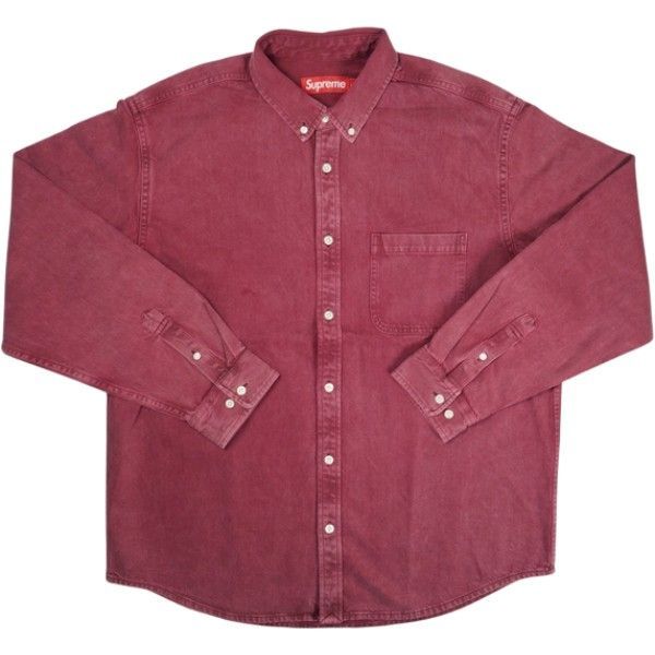 Size【L】 SUPREME シュプリーム 25FW Applique Denim Shirt Washed